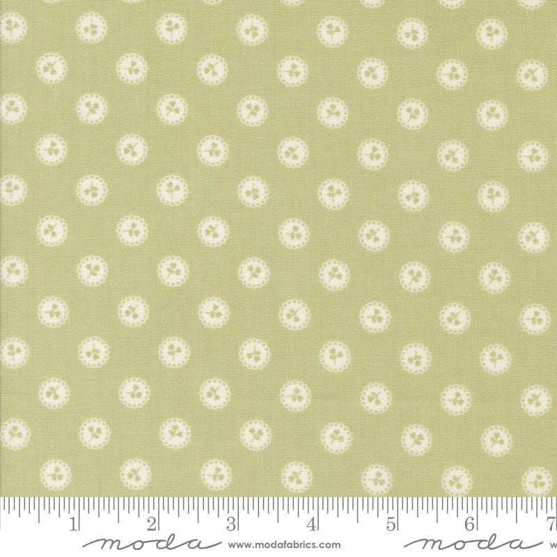Dainty Meadow Pear Dainty Dots Yardage by Heather Briggs for Moda Fabrics