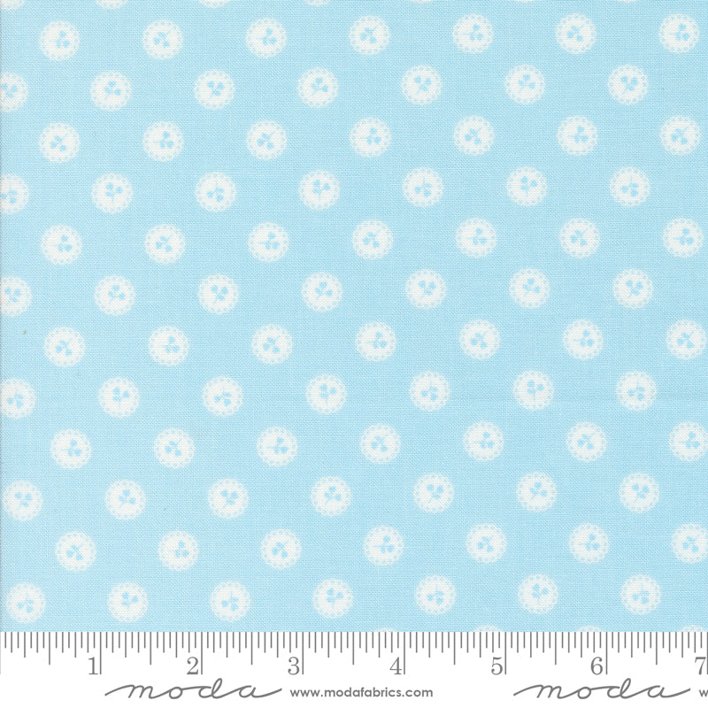 Dainty Meadow Sky Dainty Dots Yardage by Heather Briggs for Moda Fabrics