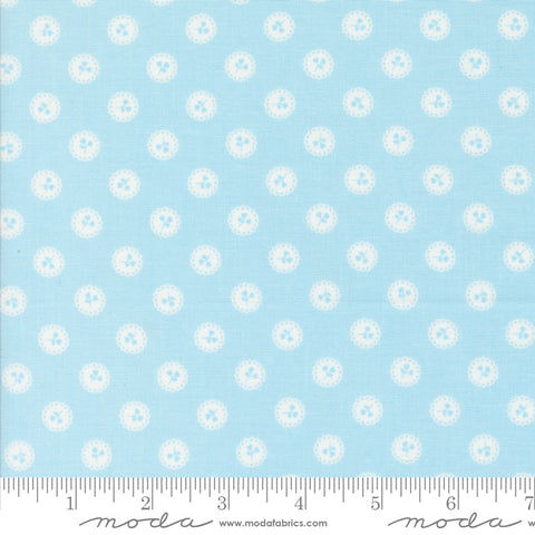 Dainty Meadow Sky Dainty Dots Yardage by Heather Briggs for Moda Fabrics