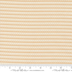 Dainty Meadow Wheat Dainty Lace Stripe Yardage by Heather Briggs for Moda Fabrics