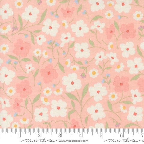 Cottage Charm Koral Kicks Wallpaper Florals Yardage by Heather Briggs for Moda Fabrics