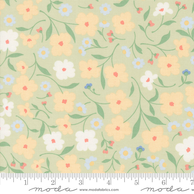Cottage Charm Pear Wallpaper Florals Yardage by Heather Briggs for Moda Fabrics