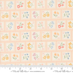 Cottage Charm Koral Kicks Sweet Stamps Yardage by Heather Briggs for Moda Fabrics