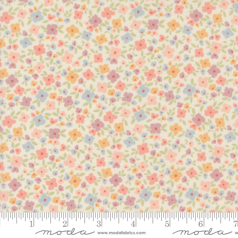 Cottage Charm Porcelain Flower Basket Yardage by Heather Briggs for Moda Fabrics