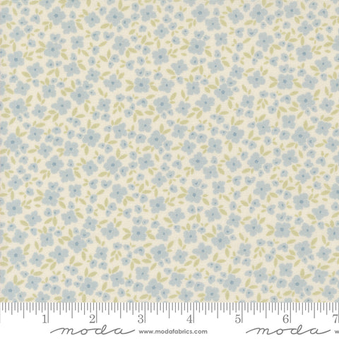 Cottage Charm Light Blue Flower Basket Yardage by Heather Briggs for Moda Fabrics