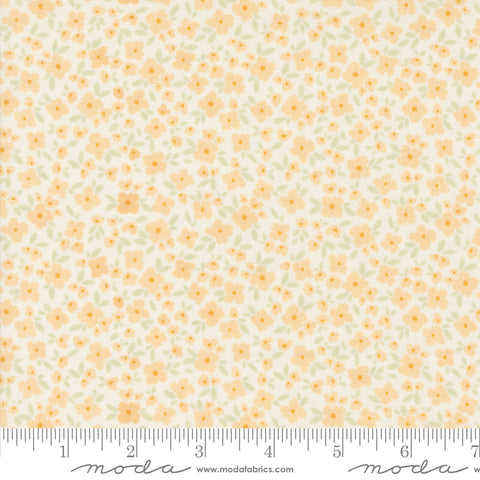 Cottage Charm Enjoyable Yellow Flower Basket Yardage by Heather Briggs for Moda Fabrics