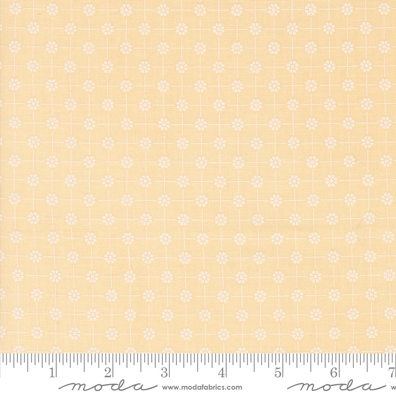 Cottage Charm Enjoyable Yellow Pixie Dots Yardage by Heather Briggs for Moda Fabrics