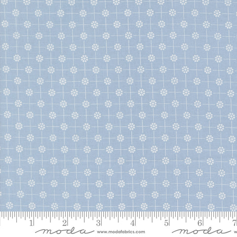 Cottage Charm Glacier Pixie Dots Yardage by Heather Briggs for Moda Fabrics