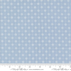 Cottage Charm Glacier Pixie Dots Yardage by Heather Briggs for Moda Fabrics