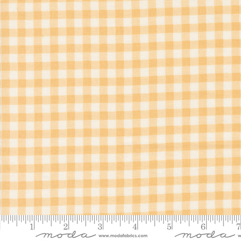 Cottage Charm Enjoyable Yellow Gingham Yardage by Heather Briggs for Moda Fabrics