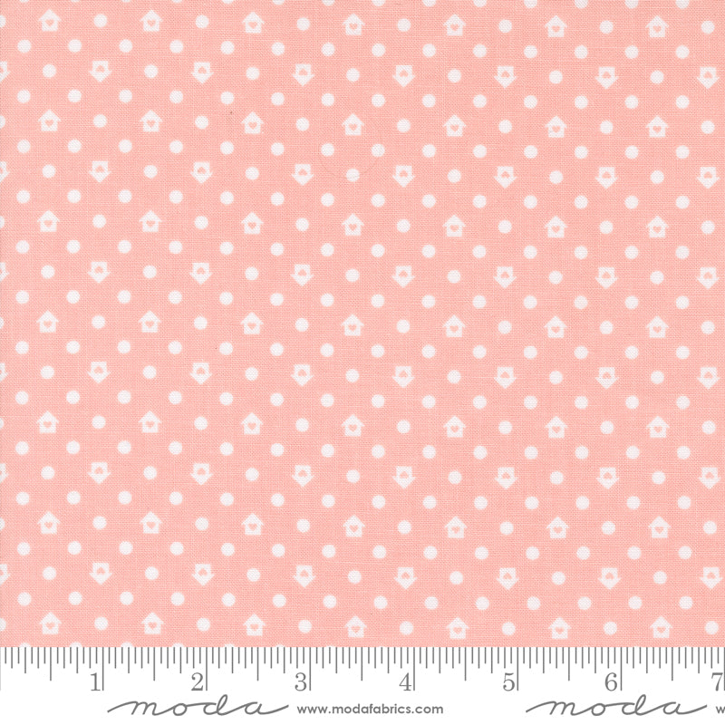 Cottage Charm Jovial Dots Houses Yardage by Heather Briggs for Moda Fabrics