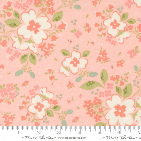 Sunbonnet Pink Pretty Petals Yardage by Heather Briggs for Moda Fabrics