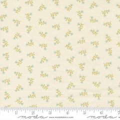 Sunbonnet Porcelain Tossed Petals Yardage by Heather Briggs for Moda Fabrics