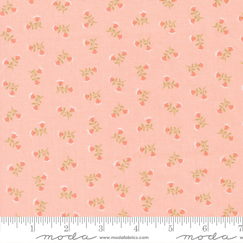 Sunbonnet Pink Tossed Petals Yardage by Heather Briggs for Moda Fabrics