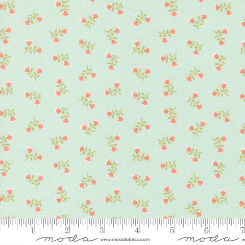 Sunbonnet Pale Blue Tossed Petals Yardage by Heather Briggs for Moda Fabrics