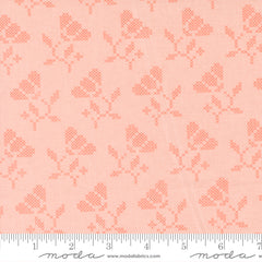 Sunbonnet Pink Blooming Stitches Yardage by Heather Briggs for Moda Fabrics