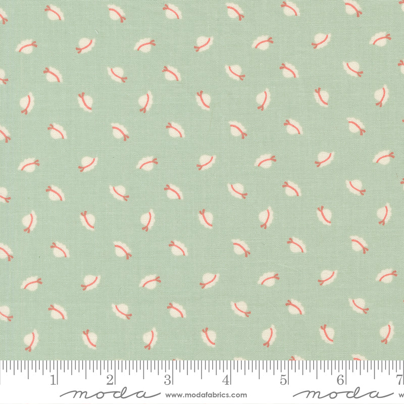 Sunbonnet Dusty Blue Bonnets Yardage by Heather Briggs for Moda Fabrics