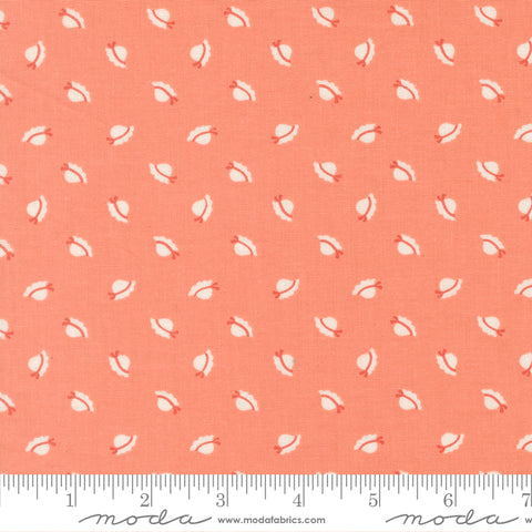 Sunbonnet Coral Bonnets Yardage by Heather Briggs for Moda Fabrics