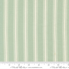 Sunbonnet Dusty Blue Dotted Stripe Yardage by Heather Briggs for Moda Fabrics