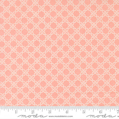 Sunbonnet Pale Pink Lattice Yardage by Heather Briggs for Moda Fabrics