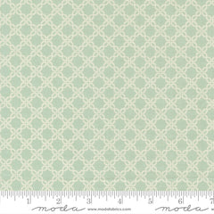 Sunbonnet Dusty Blue Lattice Yardage by Heather Briggs for Moda Fabrics