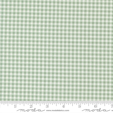 Sunbonnet Dusty Blue Mini Gingham Yardage by Heather Briggs for Moda Fabrics