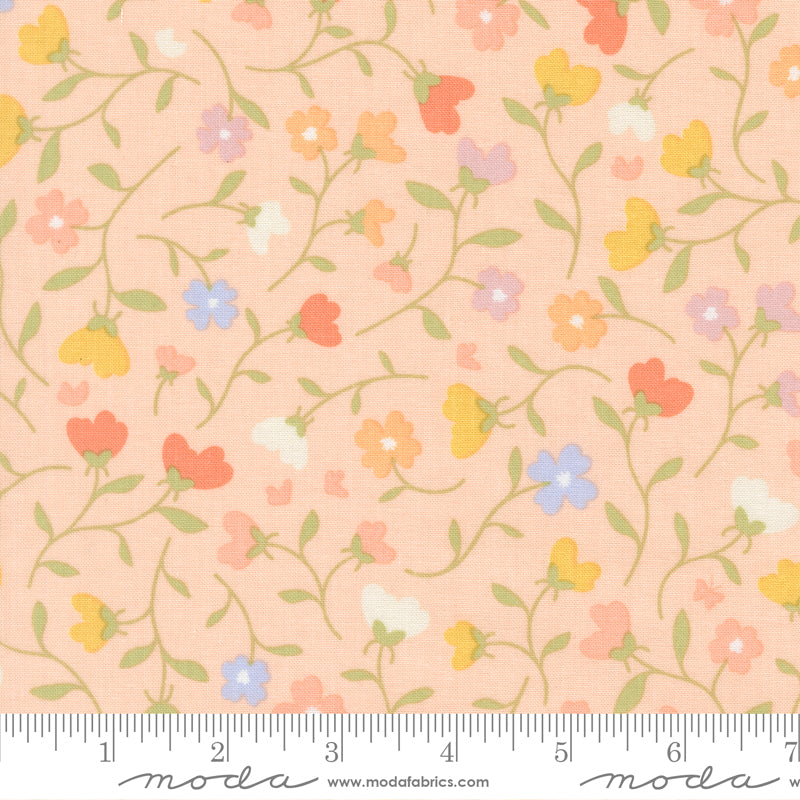 Pastel Prairie Petal Meadow Yardage by Heather Briggs for Moda Fabrics