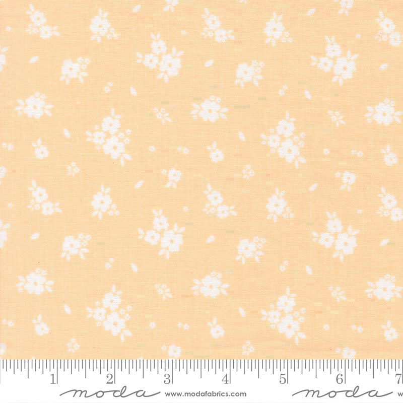 Pastel Prairie Peach Bloomers Yardage by Heather Briggs for Moda Fabrics
