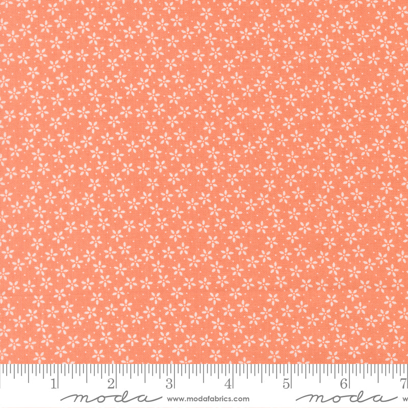 Pastel Prairie Coral Colander Yardage by Heather Briggs for Moda Fabrics