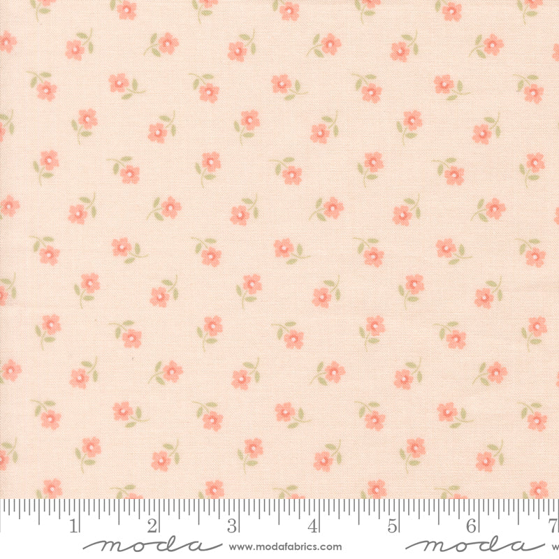 Handmade Sweetness Quilting Cuddle Blush Posies Yardage by Heather Briggs for Moda Fabrics