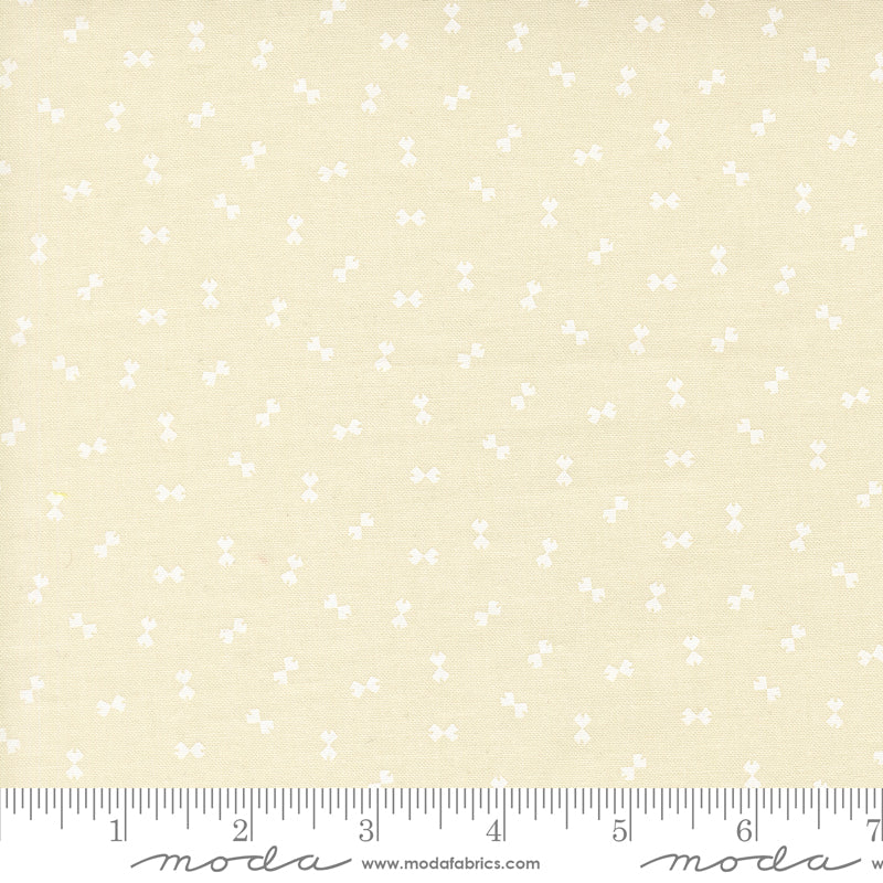 Handmade Sweetness Porcelain White Confetti Yardage by Heather Briggs for Moda Fabrics