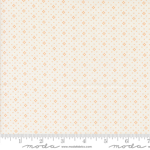 Agatha Road Ivory Orange Eyelet Yardage by Fig Tree & Co. for Moda Fabrics
