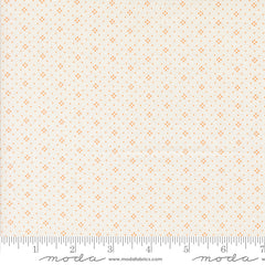 Agatha Road Ivory Orange Eyelet Yardage by Fig Tree & Co. for Moda Fabrics