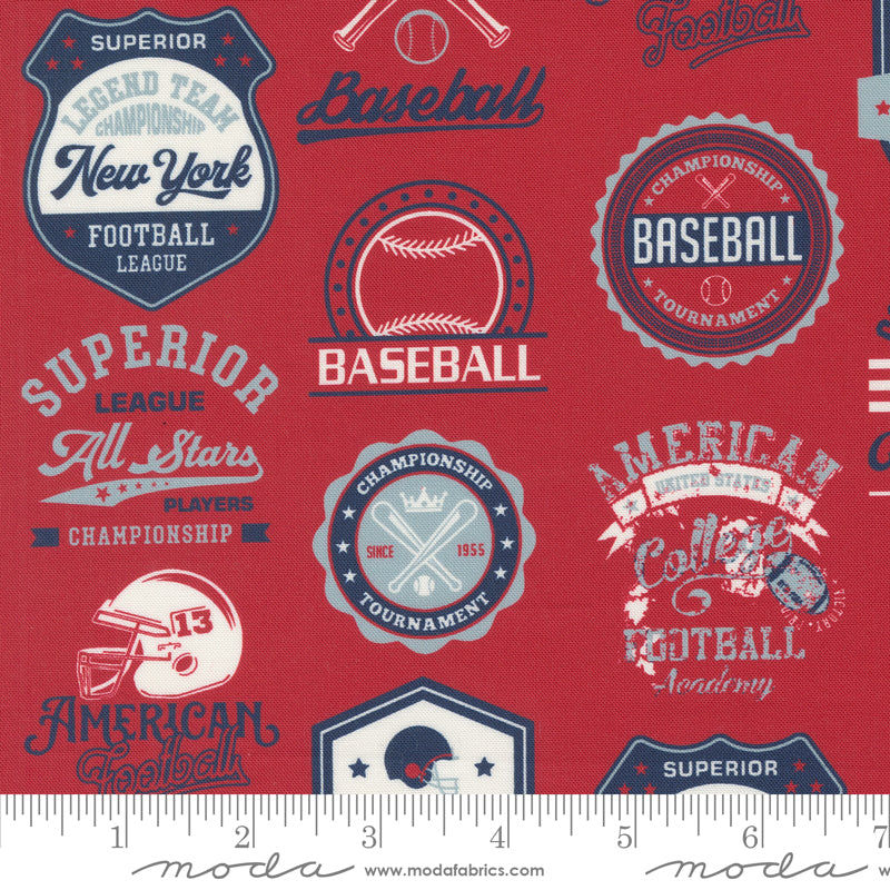 Play Ball Cardinal Champions Yardage by Moda Fabrics