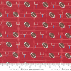 Play Ball Cardinal Gridiron Yardage by Moda Fabrics