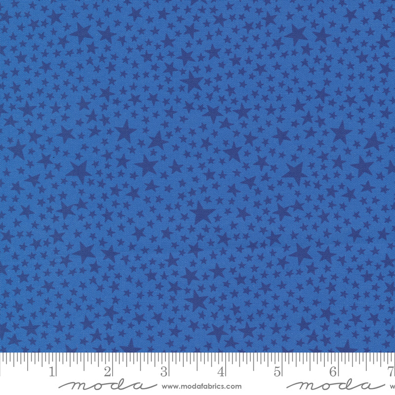 Play Ball Bluejay Super Stars Yardage by Moda Fabrics