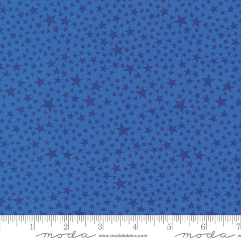 Play Ball Bluejay Super Stars Yardage by for Moda Fabrics