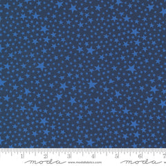 Play Ball Navy Super Stars Yardage by Moda Fabrics