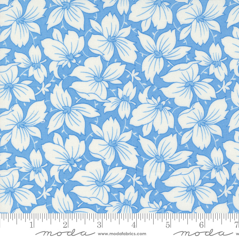 Denim & Daisies Stonewashed Sunday Best Yardage by Fig Tree & Co. for Moda Fabrics