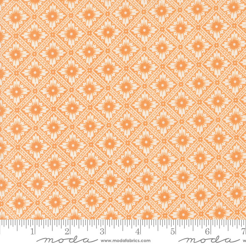 Denim & Daisies Butterscotch Punched Tin Yardage by Fig Tree & Co. for Moda Fabrics