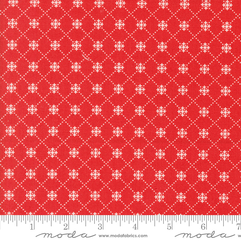 Portofino Pomegranate Cobblestones Yardage by Fig Tree & Co. for Moda Fabrics