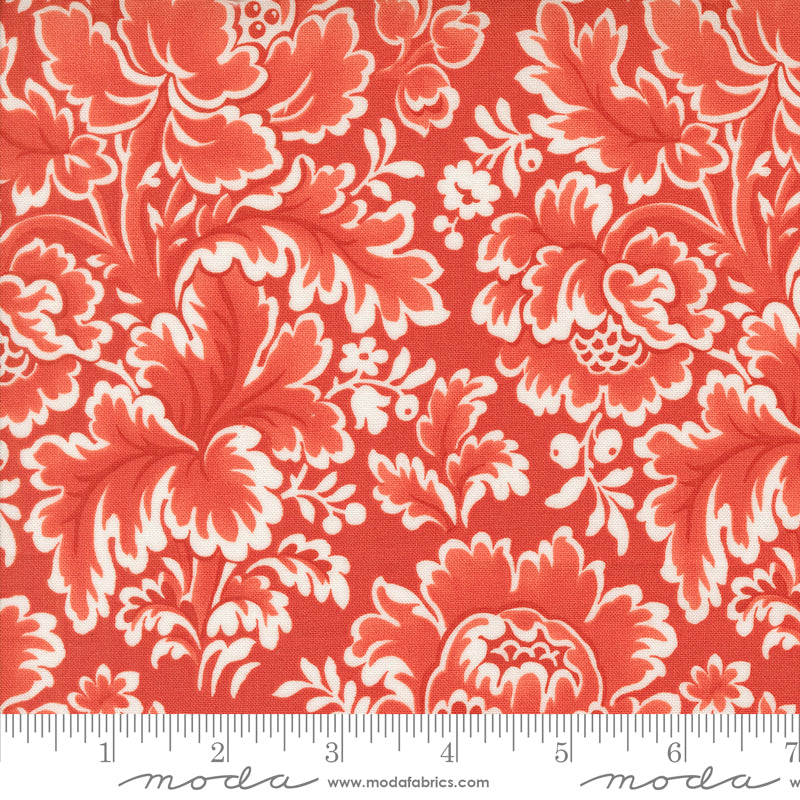 Buon Natale Poinsettia Christmas Tapestry Yardage by Fig Tree & Co. for Moda Fabrics