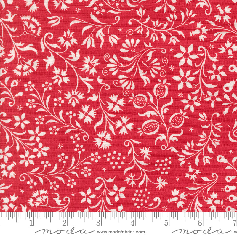 Buon Natale Pomegranate Holiday Harvest Yardage by Fig Tree & Co. for Moda Fabrics