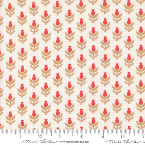 Buon Natale Snowflake Christmas Thistle Yardage by Fig Tree & Co. for Moda Fabrics