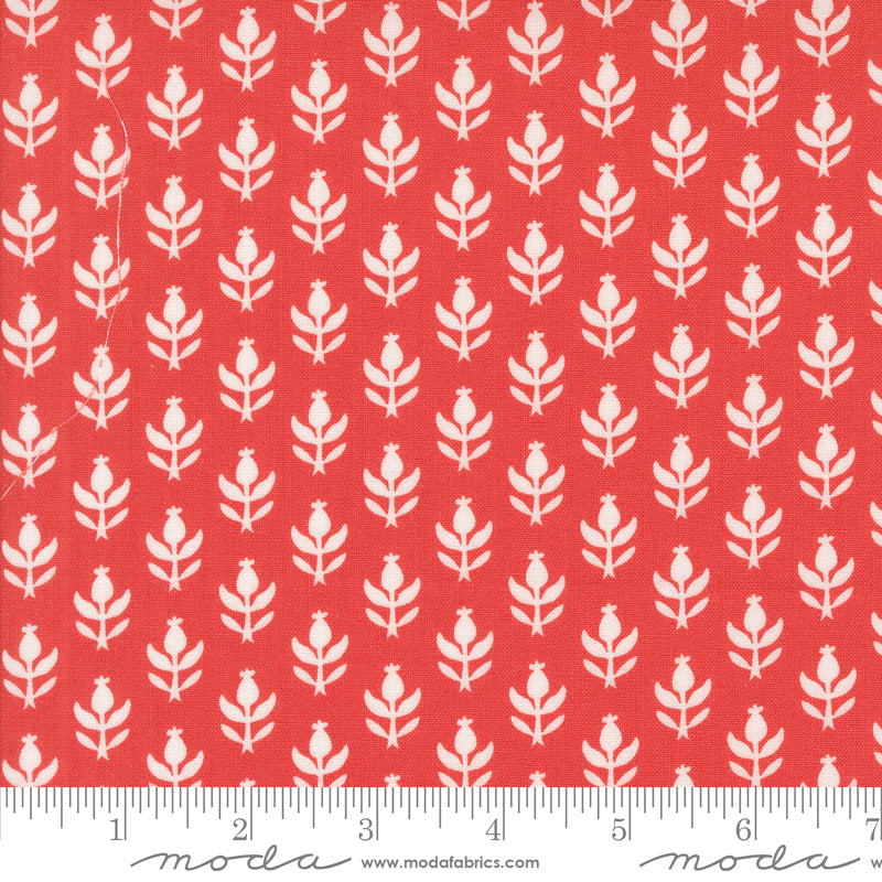 Buon Natale Poinsettia Christmas Thistle Yardage by Fig Tree & Co. for Moda Fabrics