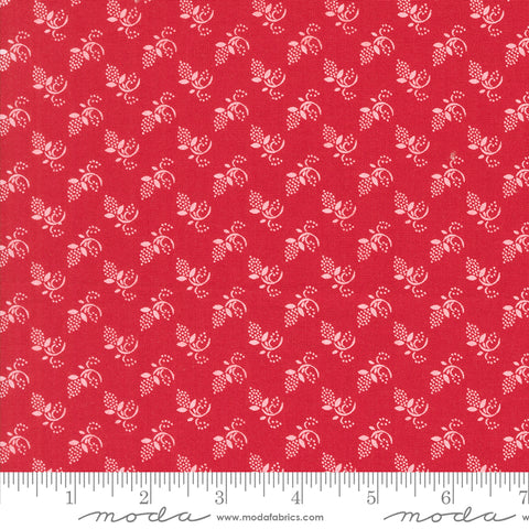 Buon Natale Pomegranate Winter Buds Yardage by Fig Tree & Co. for Moda Fabrics