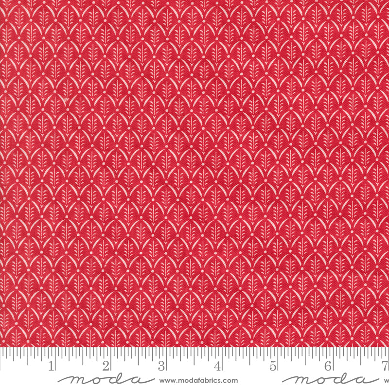 Buon Natale Pomegranate Evergreen Yardage by Fig Tree & Co. for Moda Fabrics
