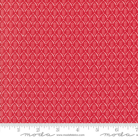 Buon Natale Pomegranate Evergreen Yardage by Fig Tree & Co. for Moda Fabrics