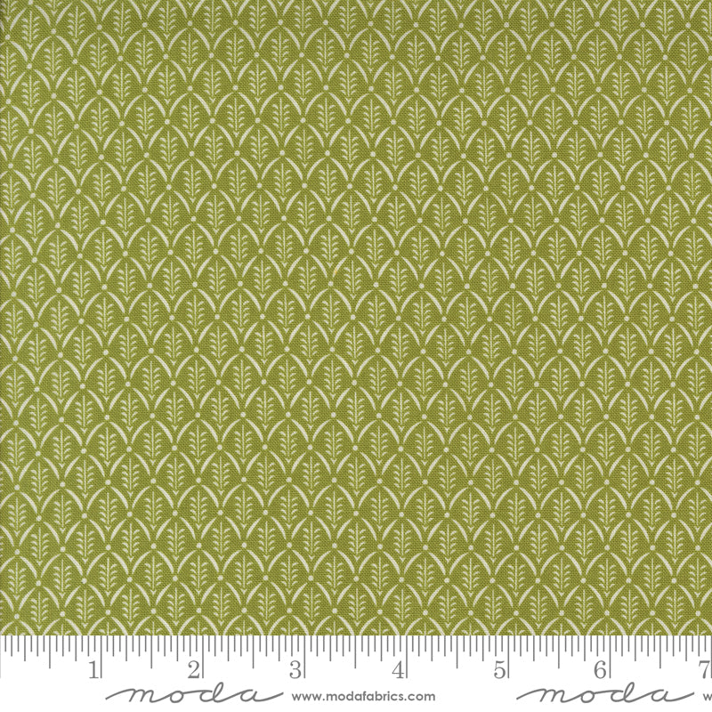 Buon Natale Pine Evergreen Yardage by Fig Tree & Co. for Moda Fabrics