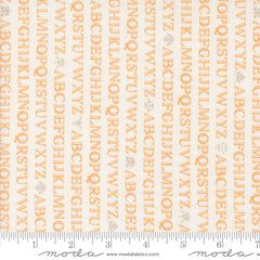 Agatha Road Ghost Pumpkin Alphabet Yardage by Fig Tree & Co. for Moda Fabrics